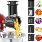 Multifunktionales Schneide- und Raspelset für KitchenAid-Küchenmaschinen und Cuisinart SM-50-Serie