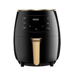 6L 1400W Air Fryer Household Large Capacity French Fry Maker Multifunctional Electric Fryer, Black EU Plug, Black UK Plug, Black US Plug