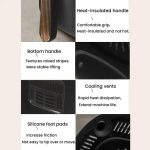 10L Large Capacity Air Fryer Multifunctional Electric Fryer French Fry Maker, EU Plug, Dual-control Mechanical Non-visible, Dual-control Mechanical Visible, Touch-control Visible – Bild 11