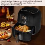 10L Large Capacity Air Fryer Multifunctional Electric Fryer French Fry Maker, EU Plug, Dual-control Mechanical Non-visible, Dual-control Mechanical Visible, Touch-control Visible – Bild 7