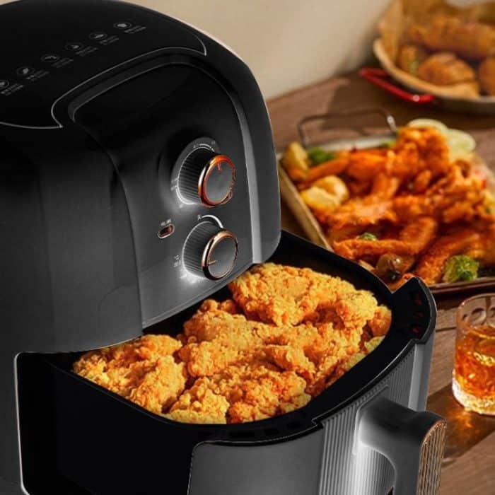 10L Large Capacity Air Fryer Multifunctional Electric Fryer French Fry Maker, EU Plug, Dual-control Mechanical Non-visible, Dual-control Mechanical Visible, Touch-control Visible – Bild 8