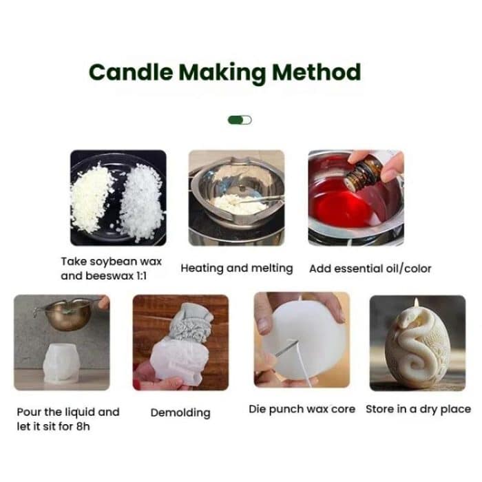 Snake-Shaped Aromatherapy Candle Silicone Mold DIY Diffuser Stone Gift Mold, Snake Flower Column ZL-981, Snake Stone Column ZL-982, Snake Column ZL-983, Snake Reincarnation ZL-984 – Bild 4