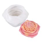 Candle Silicone Mold DIY Floral Aromatherapy Handmade Plaster Casting Mold, Layered Flower Rhythm ZW-346, Lotus Heart ZW-347, Layered Dream ZW-349, Eternal Rose ZW-351
