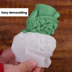 Flower Digital Aromatherapy Candle Silicone Mold DIY Diffuser Ornament Three-dimensional Digital Plaster Mold, 3 ZL-986, 7 ZL-987, 2 ZL-985, 9 ZL-988 – Bild 6