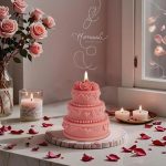 Rose Cake Scented Candle Silicone Mold DIY Diffuser Stone Ornament Handmade Soap Mold, A ZL-649, B ZL-650 – Bild 3