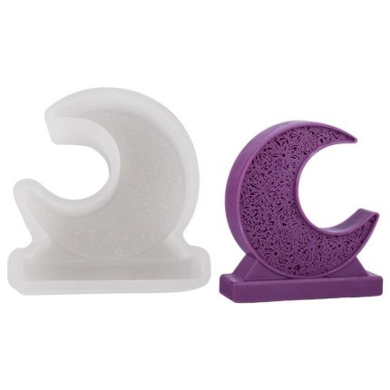 Candle Silicone Mold DIY Handmade Moon Star Aromatherapy Plaster Ornament Mold, Moon LZ-651, Star LZ-652