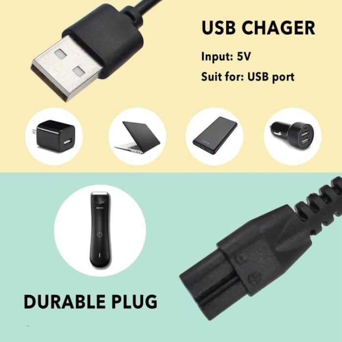 Für Manscaped Rasenmäher Trimmer USB Ladekabel Ladegerät Kabel – Bild 4