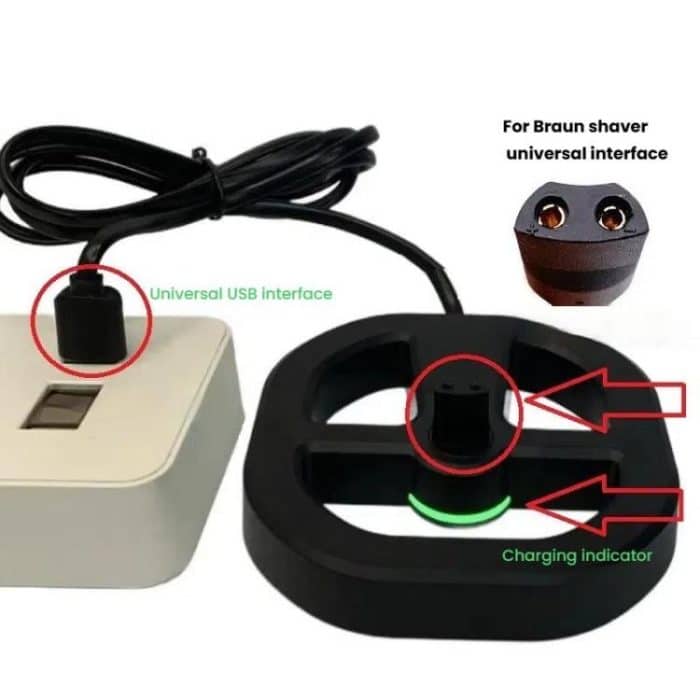 FLX-5210 Charging Base For Braun Series 1/3/5/6/7/8/9 Replacement Charger – Bild 3