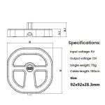FLX-5210 Charging Base For Braun Series 1/3/5/6/7/8/9 Replacement Charger – Bild 5