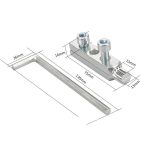 Wasserrohrbruch-Schraubenausdreher, Wasserhahn-Winkelventil, manuelles Entfernungswerkzeug – Bild 3