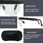 1.5/2.5/3.5X Eyeglass-style Magnifying Glass Head-mounted Magnifying Glass for Carving Repair Work, 11537A – Bild 5