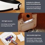 Dual LED Light Elderly Reading Head-Mounted Magnifying Glass With Replaceable Lenses For Repairing Presbyopic Glasses, 81001-G – Bild 5