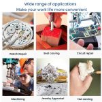 Dual LED Light Elderly Reading Head-Mounted Magnifying Glass With Replaceable Lenses For Repairing Presbyopic Glasses, 81001-G – Bild 6