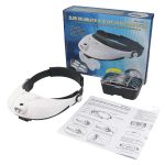 Dual LED Light Elderly Reading Head-Mounted Magnifying Glass With Replaceable Lenses For Repairing Presbyopic Glasses, 81001-G – Bild 7