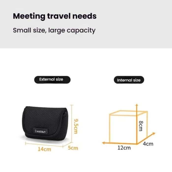Cwatcun D200 Small Card Camera Bag Scratch-resistant Wear-resistant Portable Camera Bag – Bild 9