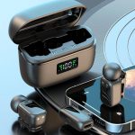 Dual Microphone Mini Wireless Finger Clip Microphone Mobile Phone Live Noise Reduction Bluetooth Microphone, Type-C, 8 Pin – Bild 2