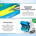 3 In 1 Soldering Iron Cleaner Soldering Iron Tip Tin Residue High Temperature Resistant Cleaning Sponge Steel Wire Cleaning Ball, RL-599C – Bild 8