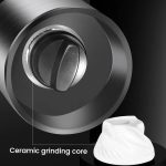 Kacheeg 70ml Transparent Pepper Grinder with Adjustable Coarse to Fine Ceramic Blades, 11 x 4.9 x 4cm – Bild 5