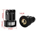 Three-Slot Adapter Camera Cage 360-Degree Rotating Connector Tripod 1/4 Inch Adapter, TFSM062, TFSM062-B, TFSM063, TFSM063-B, TFSM064, TFSM065, TFSM065-B – Bild 7