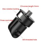 Three-Slot Adapter Camera Cage 360-Degree Rotating Connector Tripod 1/4 Inch Adapter, TFSM062, TFSM062-B, TFSM063, TFSM063-B, TFSM064, TFSM065, TFSM065-B – Bild 6