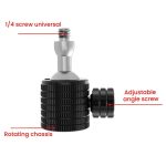 Female To 1/4 Male Universal Mini Ball Head Adapter Mount Aluminium Alloy Mobile Phone Camera Tripod Accessories, Q1 1/4, Q1-B 1/4, Q2 3/8, Q2-B 3/8, Q3 M4, Q3-B M4, Q4 M5, Q4-B M5, Q5 M6, Q5-B M6 – Bild 4