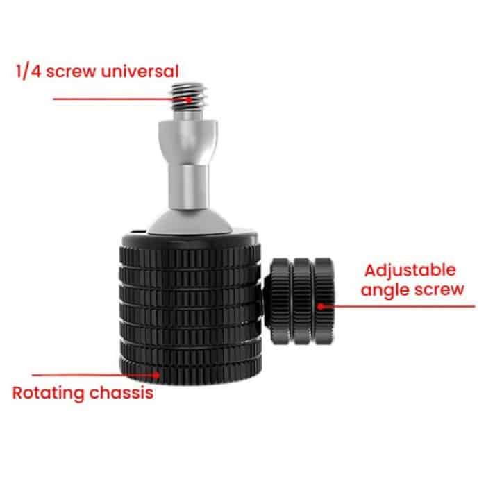 Female To 1/4 Male Universal Mini Ball Head Adapter Mount Aluminium Alloy Mobile Phone Camera Tripod Accessories, Q1 1/4, Q1-B 1/4, Q2 3/8, Q2-B 3/8, Q3 M4, Q3-B M4, Q4 M5, Q4-B M5, Q5 M6, Q5-B M6 – Bild 4