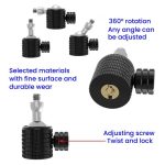 Female To 1/4 Male Universal Mini Ball Head Adapter Mount Aluminium Alloy Mobile Phone Camera Tripod Accessories, Q1 1/4, Q1-B 1/4, Q2 3/8, Q2-B 3/8, Q3 M4, Q3-B M4, Q4 M5, Q4-B M5, Q5 M6, Q5-B M6 – Bild 5