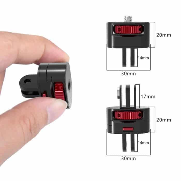 Action Camera 1/4 Metal Adapter Quick Release Mount, TFSM151 2 Pages 2 In 1, TFSM152 2 Pages 3 In 1, TFSM153 3 Pages 2 In 1, TFSM154 3 Pages 3 In 1 – Bild 3