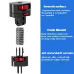 Action Camera 1/4 Metal Adapter Quick Release Mount, TFSM151 2 Pages 2 In 1, TFSM152 2 Pages 3 In 1, TFSM153 3 Pages 2 In 1, TFSM154 3 Pages 3 In 1 – Bild 7