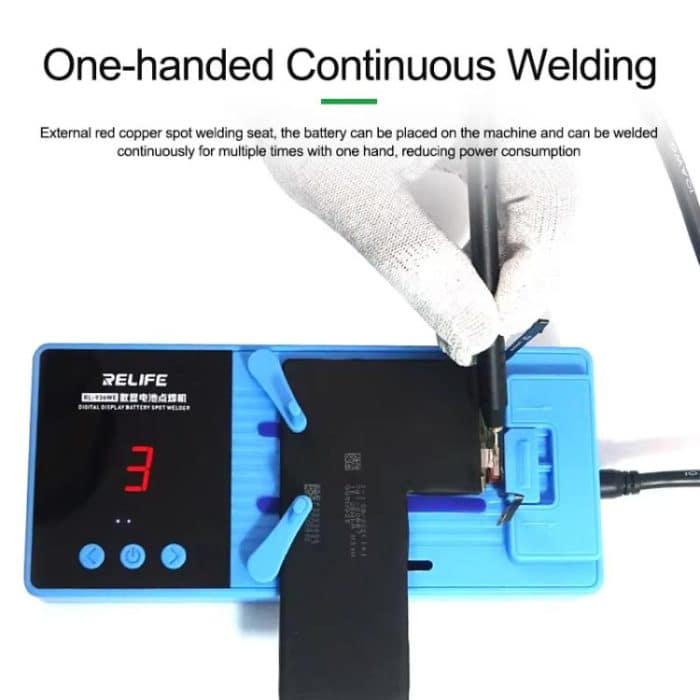 Digital Display Battery Spot Welder Small Portable Repair Lithium Battery Spot Welder, RL-936WE – Bild 4