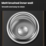 304 Stainless Steel Sealed Canister With Transparent Lid Leak-Proof Freshness Preserving Storage Can, 800ml, 1000ml, 1500ml – Bild 4