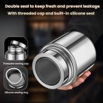304 Stainless Steel Sealed Canister With Transparent Lid Leak-Proof Freshness Preserving Storage Can, 800ml, 1000ml, 1500ml – Bild 6