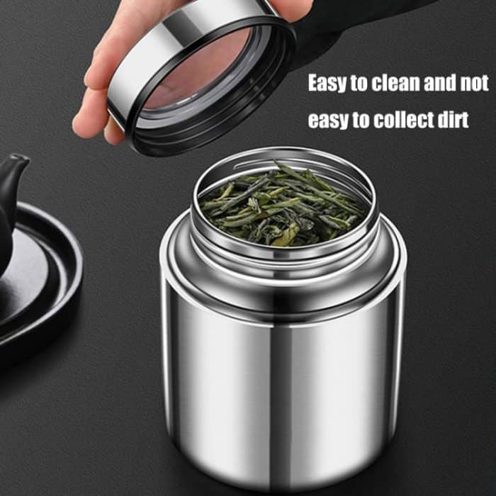 304 Stainless Steel Sealed Canister With Transparent Lid Leak-Proof Freshness Preserving Storage Can, 800ml, 1000ml, 1500ml – Bild 7