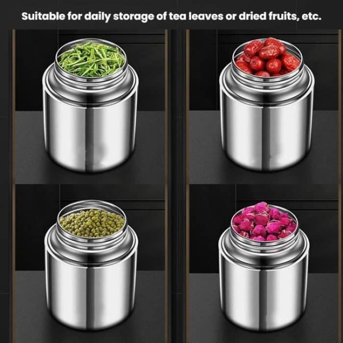 304 Stainless Steel Sealed Canister With Transparent Lid Leak-Proof Freshness Preserving Storage Can, 800ml, 1000ml, 1500ml – Bild 10