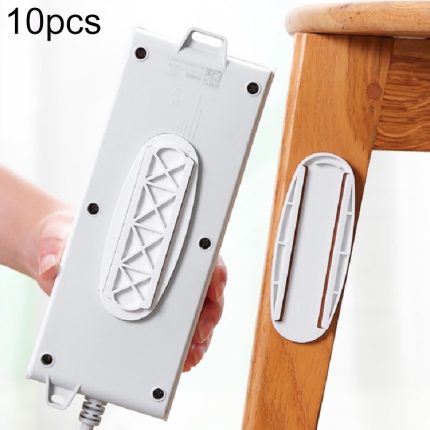 10 Stück Plug-in-Draht-Finisher-Board-Halter, wandmontierter Board-Router-Halter, Oval, Square