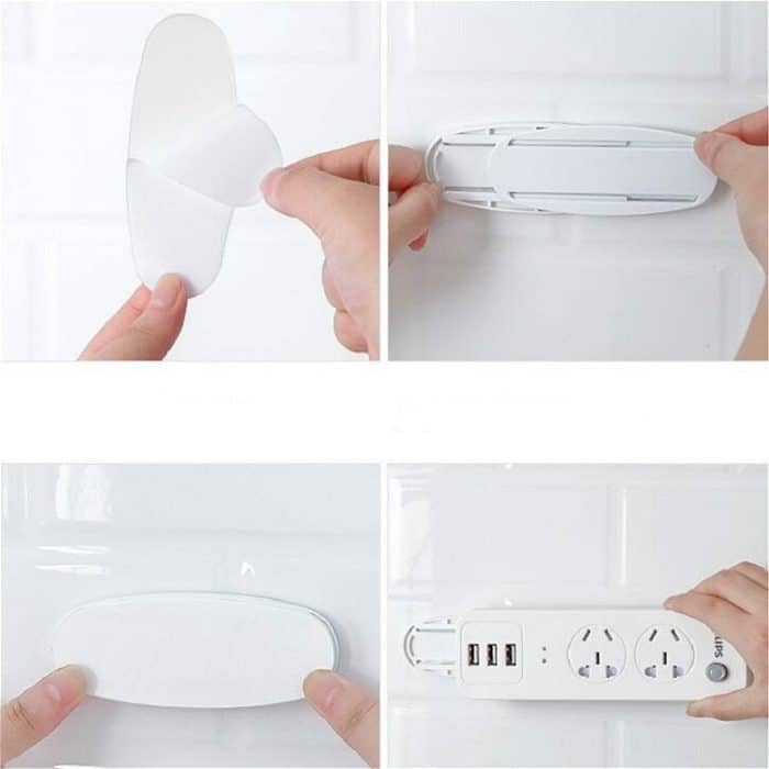 10 Stück Plug-in-Draht-Finisher-Board-Halter, wandmontierter Board-Router-Halter, Oval, Square – Bild 5