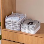 7PCS Multifunktionales, schnell zusammenklappbares Kleidungsbrett, zusammenklappbares Aufbewahrungsartefakt, Small, Big – Bild 4