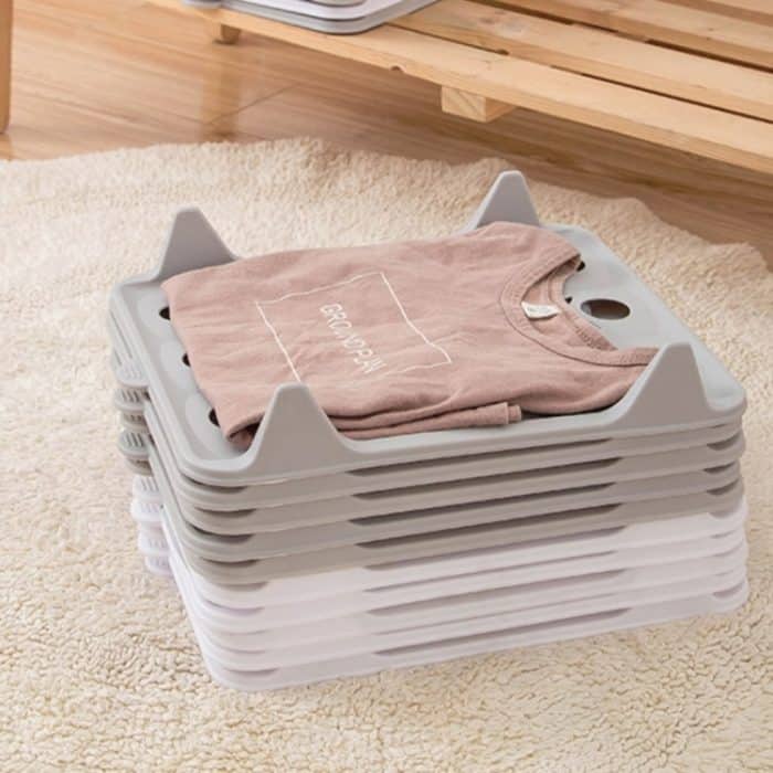 7PCS Multifunktionales, schnell zusammenklappbares Kleidungsbrett, zusammenklappbares Aufbewahrungsartefakt, Small, Big – Bild 5