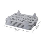 7PCS Multifunktionales, schnell zusammenklappbares Kleidungsbrett, zusammenklappbares Aufbewahrungsartefakt, Small, Big – Bild 9