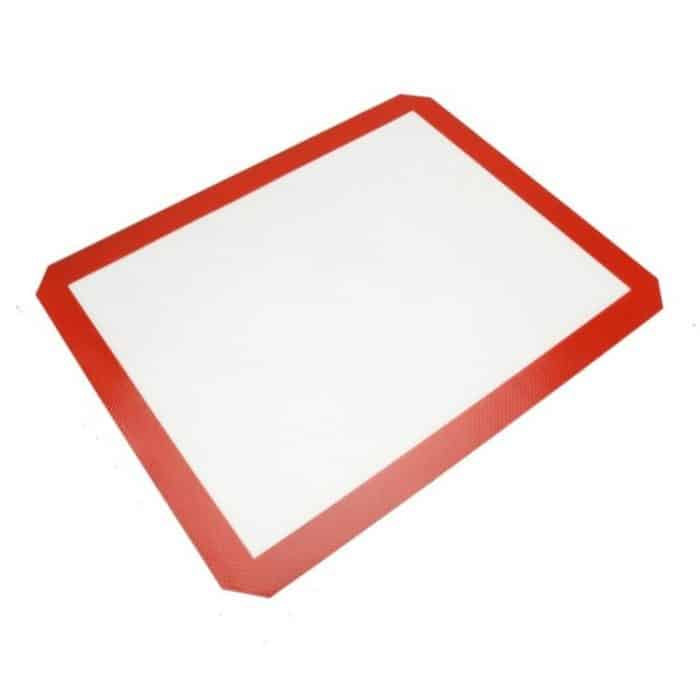 Platin-Glasfaser-Silikon-Gebäck, Kuchen, Plätzchen, Backmatte, Pad, Blatt, Knetmatte, 40x30cm, 29x26cm – Bild 1