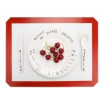 Platin-Glasfaser-Silikon-Gebäck, Kuchen, Plätzchen, Backmatte, Pad, Blatt, Knetmatte, 40x30cm, 29x26cm – Bild 3