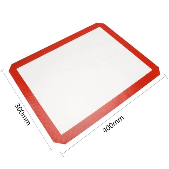 Platin-Glasfaser-Silikon-Gebäck, Kuchen, Plätzchen, Backmatte, Pad, Blatt, Knetmatte, 40x30cm, 29x26cm – Bild 6