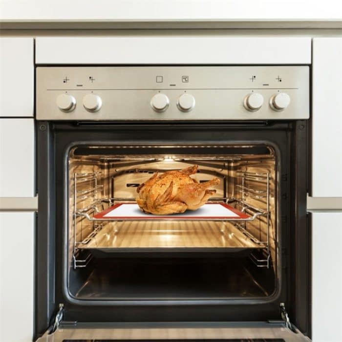 Platin-Glasfaser-Silikon-Gebäck, Kuchen, Plätzchen, Backmatte, Pad, Blatt, Knetmatte, 40x30cm, 29x26cm – Bild 8