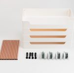 Regalwagen mit schmalem Boden und mehrschichtigem Bücherregal, Four Layers, Three Layers, Two Layers – Bild 6