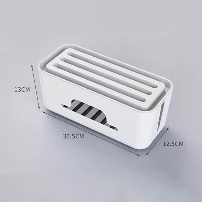 Multifunktionale Desktop-Netzkabelreihe und Kabelmanagementbox, Row and Cable Management Box – Bild 3