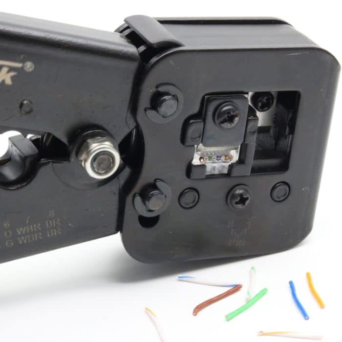 Multifunktionshandbuch Professionelle Durchgangsloch-Kabelklemme Elektrikerwerkzeuge – Bild 5