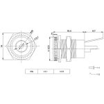 10 PCS DC099 Power Jack Buchse Buchse Panel Mount Stecker, 5.5x2.1, 5.5x2.5 – Bild 6