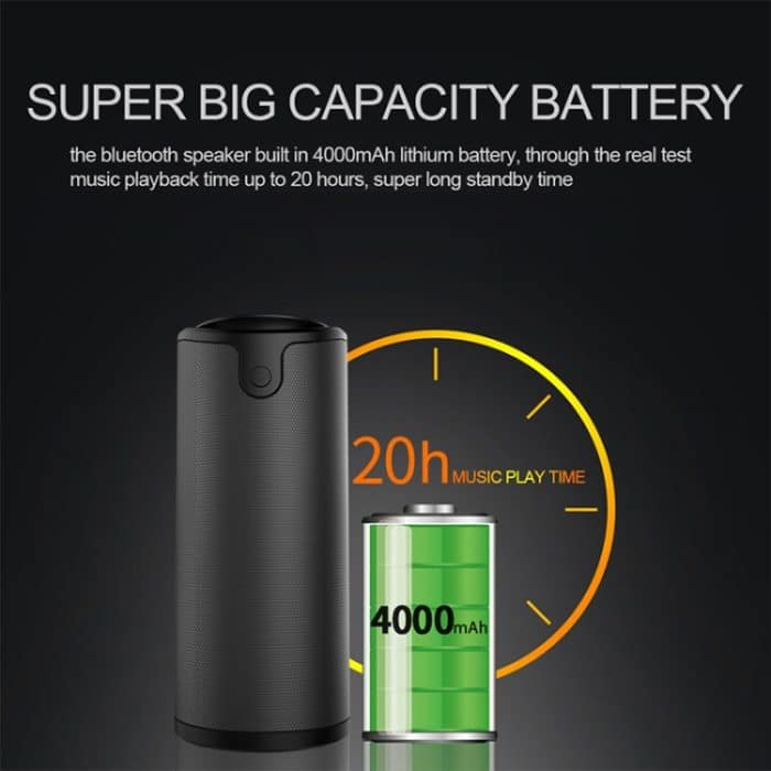 ZEALOT S8 3D-Stereo-Bluetooth-Lautsprecher, kabellose Subwoofer-Säule, tragbar, Touch-Steuerung, AUX-TF-Kartenwiedergabe, Freisprecheinrichtung mit Mikrofon – Bild 6