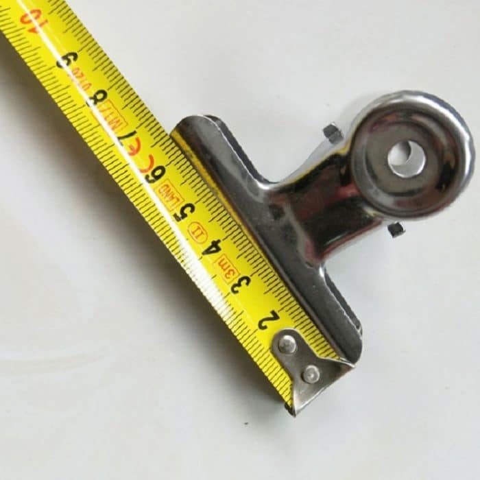 20 PCS Edelstahl Rundkopfclip Büroklammer Büroordner Kühlschrank Wand Memo Clip – Bild 6