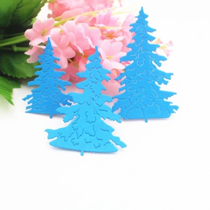 3 stücke Metallprägeschneider Gläbchen DIY Kohlenstoffstahl Cutter Die Weihnachtsbaumschneider Matrize – Bild 2